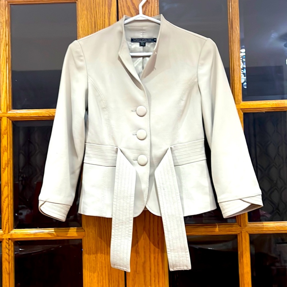 sandra Angelozzi Collarless Blazer